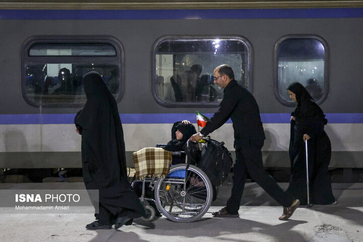 جابه‌جایی بیش از ۲۵۶ هزار زائر اربعین با قطارهای جنوب 