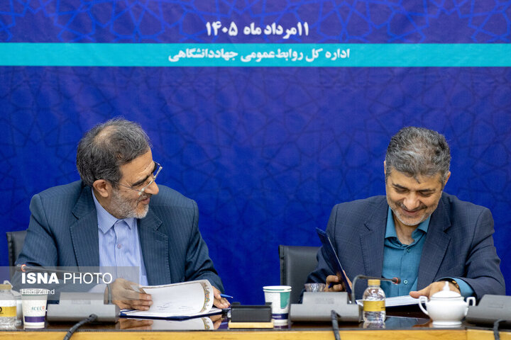 مراسم امضا تفاهم‌نامه همکاری جهاد دانشگاهی و مرکز آمار ایران