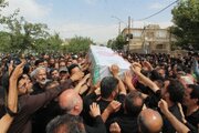 پیکر شهید امنیت علیرضا فتحی در ملایر ارام گرفت
