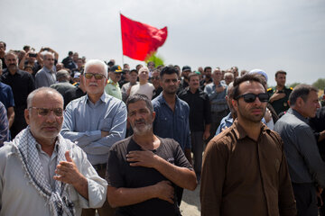 تشییع پیکر شهید امنیت، «علیرضا فتحی» - روستای گوراب