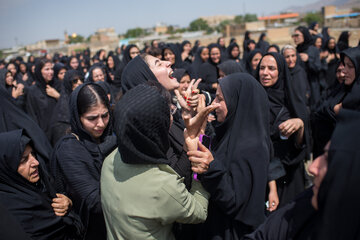 تشییع پیکر شهید امنیت، «علیرضا فتحی» - روستای گوراب