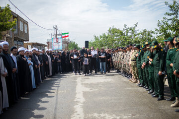 تشییع پیکر شهید امنیت، «علیرضا فتحی» - روستای گوراب