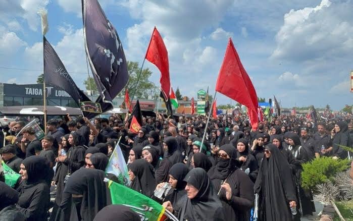 راهپیمایی اربعین با حضور هزاران نفر در میشیگان آمریکا
