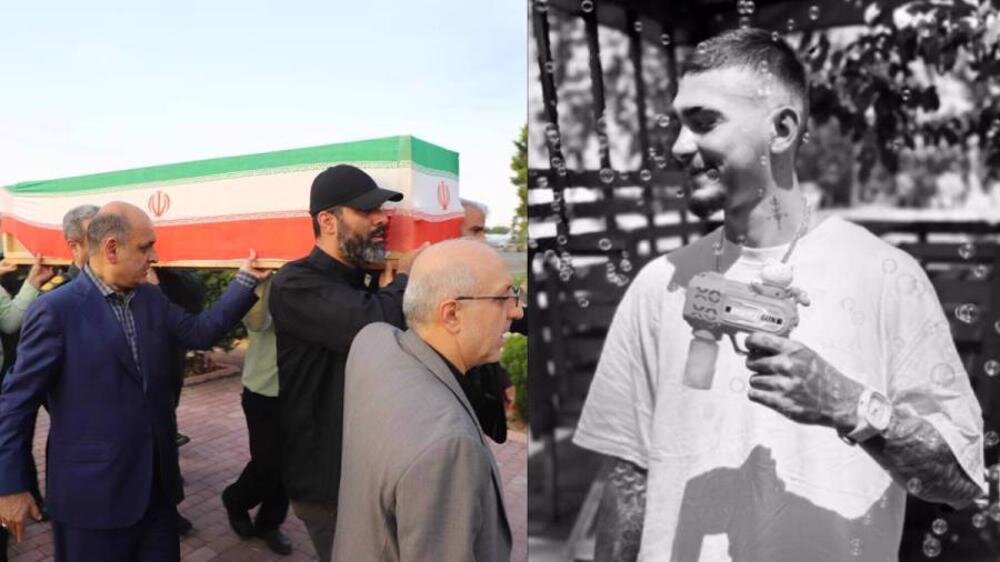 Body of Iranian sailor martyred in Ukrainian strike in Caspian Sea returns home
