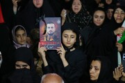 مراسم وداع با شهید «امیر عباس درهم فروش» - همدان