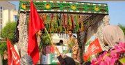 شکوه دلدادگی عاشورایی در جزیره قشم؛ وداع باشکوه با شهدای حمله تروریستی آمریکا