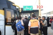 جابجایی بیش از ۱۲ هزار زائران اربعین با ناوگان حمل‌ونقل عمومی لرستان