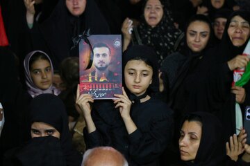 مراسم وداع با شهید «امیر عباس درهم فروش» - همدان