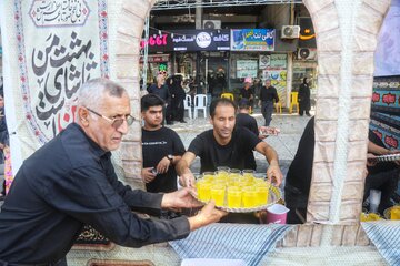 مراسم آیینی پیاده‌روی جاماندگان اربعین حسینی - سوادکوه
