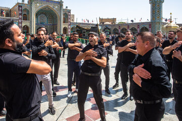 عزاداری اربعین حسینی در حرم حضرت فاطمه معصومه(س)