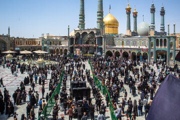 عزاداری اربعین حسینی در حرم حضرت فاطمه معصومه(س)