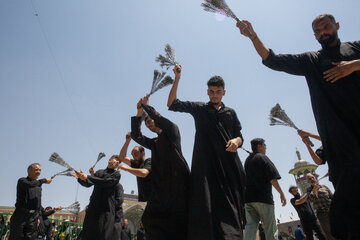 عزاداری اربعین حسینی در حرم حضرت فاطمه معصومه(س)