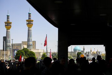 مراسم آیینی پیاده‌روی جاماندگان اربعین حسینی - مشهد