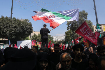 مراسم آیینی پیاده‌روی جاماندگان اربعین حسینی - تهران
