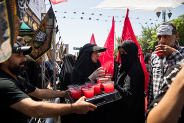 مراسم آیینی پیاده‌روی جاماندگان اربعین حسینی - تهران