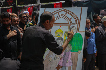 مراسم آیینی پیاده‌روی جاماندگان اربعین حسینی - زاهدان