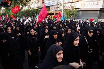 مراسم آیینی پیاده‌روی جاماندگان اربعین حسینی - بابل