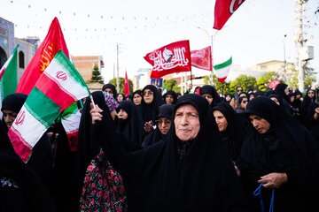 مراسم آیینی پیاده‌روی جاماندگان اربعین حسینی - بابل