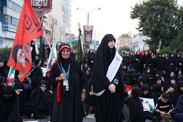 مراسم آیینی پیاده‌روی جاماندگان اربعین حسینی - بابل