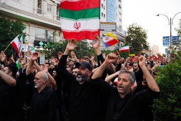 مراسم آیینی پیاده‌روی جاماندگان اربعین حسینی - بابل