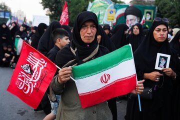 مراسم آیینی پیاده‌روی جاماندگان اربعین حسینی - بابل
