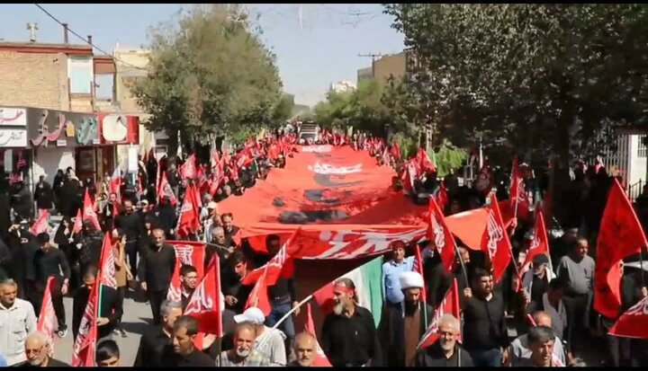 مراسم جاماندگان اربعین حسینی در شهرکرد برگزار شد