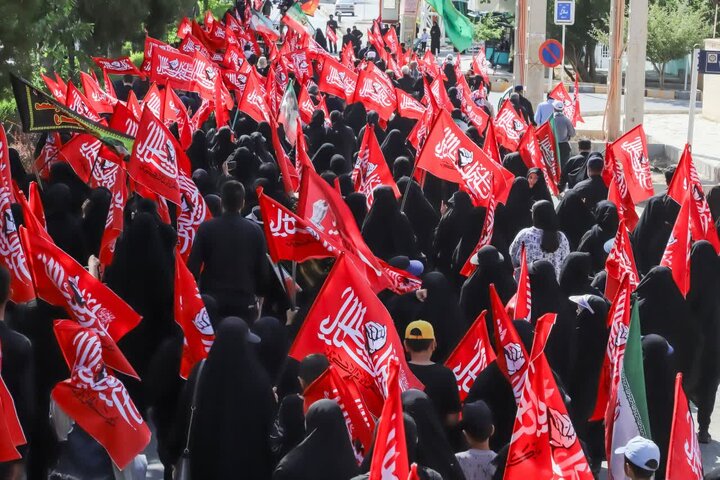 مراسم جاماندگان اربعین حسینی در شهرکرد برگزار شد