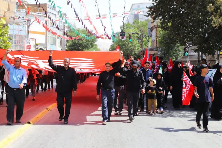 مراسم جاماندگان اربعین حسینی در شهرکرد برگزار شد