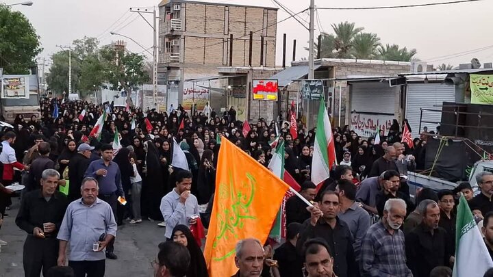 «باید برخاست»؛ فریاد دلدادگان حسینی در گرمای خرماپزان جنوب کرمان