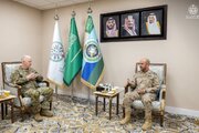 رایزنی رئیس ستاد ارتش عربستان و فرمانده نیروی زمینی سنتکام
