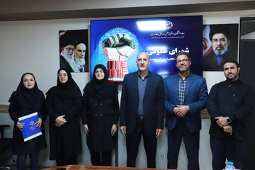 خسرو کنعانی رییس سازمان جهاددانشگاهی آذربایجان‌شرقی در آیین گرامیداشت سالروز تاسیس جهاددانشگاهی و تجلیل از جهادگران دانشگاهی نمونه آذربایجان شرقی