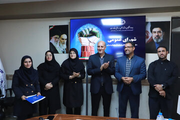 خسرو کنعانی رییس سازمان جهاددانشگاهی آذربایجان‌شرقی در آیین گرامیداشت سالروز تاسیس جهاددانشگاهی و تجلیل از جهادگران دانشگاهی نمونه آذربایجان شرقی