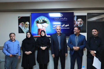 خسرو کنعانی رییس سازمان جهاددانشگاهی آذربایجان‌شرقی در آیین گرامیداشت سالروز تاسیس جهاددانشگاهی و تجلیل از جهادگران دانشگاهی نمونه آذربایجان شرقی