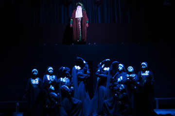 اجرای نمایش "از ازل با حسین" - تالار سبز مجموعه فرهنگی هنری حافظ شیراز