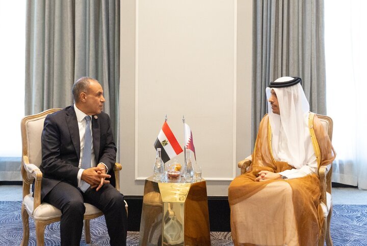 Qatari Foreign Minister underscores implementation of Iran-US agreement in talks with Egyptian counterpart