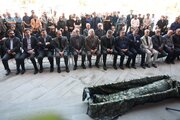 پیکر استاد نواب‌زاده در کرمان تشییع شد