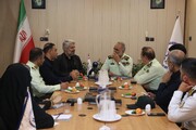 بازدید فرمانده انتظامی استان قم از خبرگزاری دانشجویان ایران + تصاویر