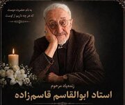 پیام تسلیت عراقچی در پی درگذشت ابوالقاسم قاسم‌زاده