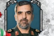 پیکر فرمانده پشتیبانی وزارت دفاع در دوران دفاع مقدس در جهرم به خاک سپرده شد