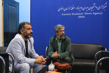 بازدید مجید عسگری، رئیس حوزه هنری خراسان رضوی از تحریریه ایسنا به مناسبت روز خبرنگار