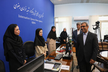 بازدید غلامحسین مظفری، استاندار خراسان رضوی از تحریریه ایسنا به مناسبت روز خبرتگار