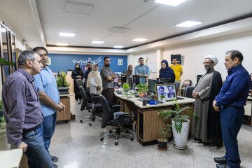 حضور علیرضا سلیمی، عضو هیات رئیسه مجلس به مناسبت روز خبرنگار در ایسنا