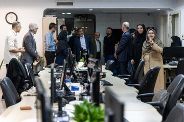 حضور فرزانه انصاری، رئیس سازمان استاندارد ایران به مناسبت روز خبرنگار در ایسنا
