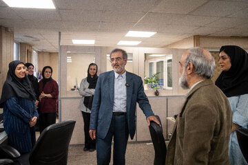حضور علی منتظری، رئیس جهاد دانشگاهی به مناسبت روز خبرنگار در ایسنا