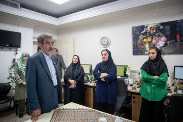 حضور علی منتظری، رئیس جهاد دانشگاهی به مناسبت روز خبرنگار در ایسنا