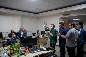 حضور محمدعلی قیومی، خبرگزاری صدا و سیما به مناسبت روز خبرنگار در ایسنا