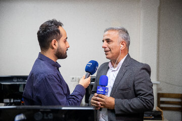 حضور محمدعلی قیومی، خبرگزاری صدا و سیما به مناسبت روز خبرنگار در ایسنا