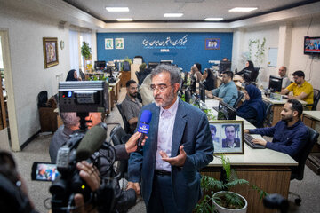 حضور علی منتظری، رئیس جهاد دانشگاهی به مناسبت روز خبرنگار در ایسنا