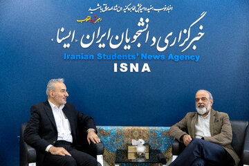 حضور پدرام پاک آیین، نماینده مدیران رسانه ها در هیأت نظارت بر مطبوعات به مناسبت روز خبرنگار در ایسنا