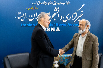 حضور پدرام پاک آیین، نماینده مدیران رسانه ها در هیأت نظارت بر مطبوعات به مناسبت روز خبرنگار در ایسنا